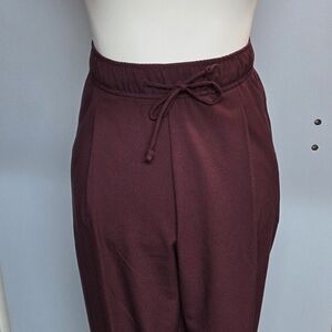 Old Navy High-Waisted Burgundy Billie Straight Women's Ankle Pants